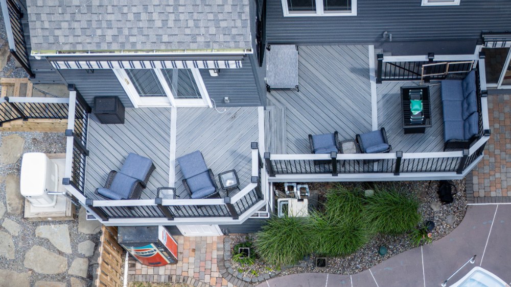 Renovated outdoor deck